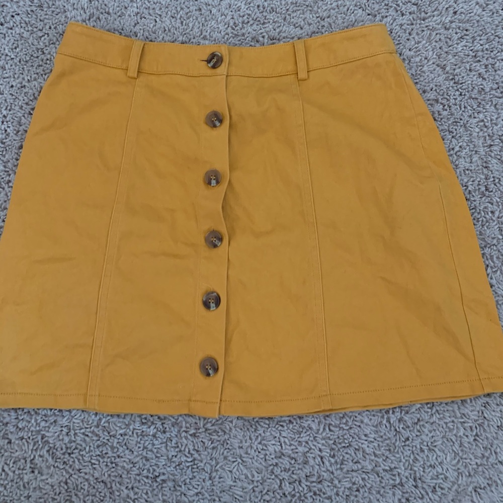Really cute light orangish skirt